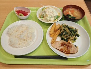 野菜たっぷりメニュー例