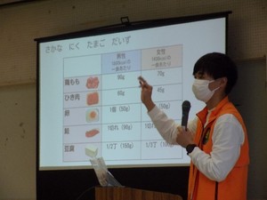 写真:健康づくりアドバイス会の様子