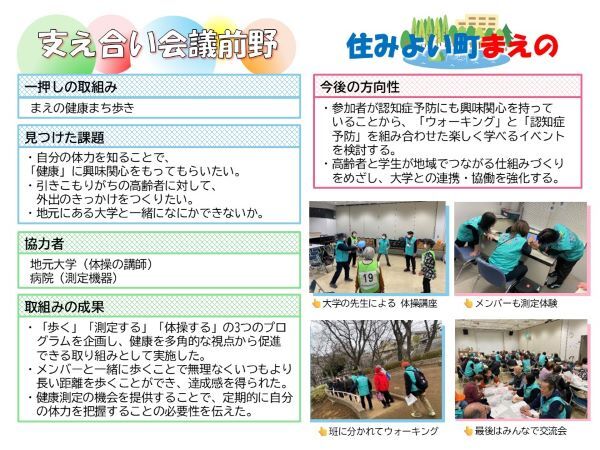 前野地域の取組