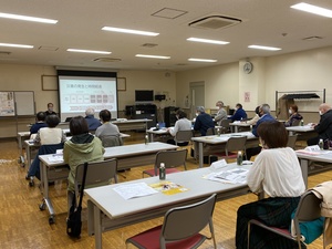 写真:防災勉強会の様子