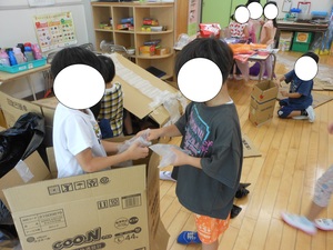 5歳児クラスのものもの遊びの様子です