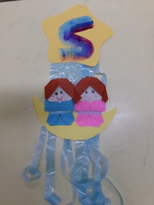 5歳児の七夕製作