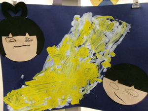 3歳児の七夕製作