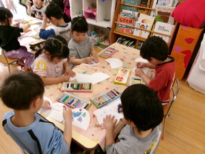 こいのぼり作り
