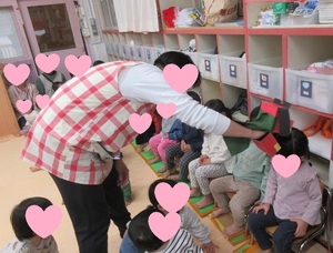 乳児集会の様子