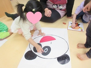 乳児集会、ミニ獅子舞登場