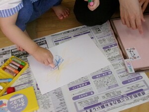 敬老の日プレゼント作り2