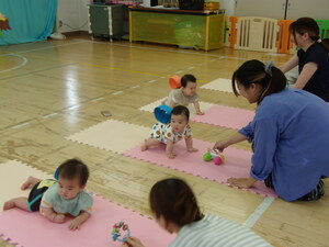 ハイハイレースの様子