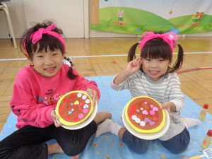 完成したパンケーキ