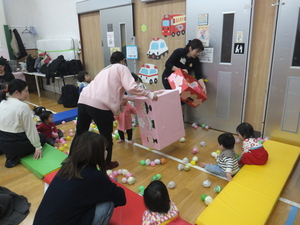 玉入れの様子