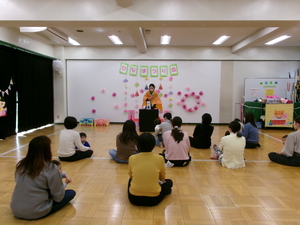 ひなまつり会中の様子