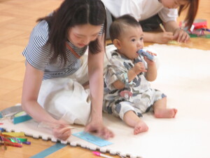 たなばたかい　制作の様子