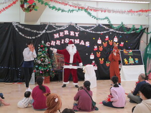 クリスマス会の写真です