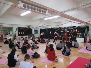 クリスマス会の写真です