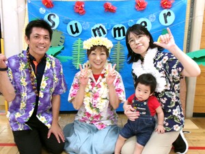 夏のフォトコーナーで撮った写真