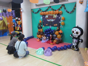 ハロウィン フォトコーナー