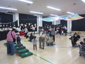 うさぎ、くまクラブの劇遊びの写真