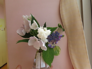 季節のお花を楽しみましょう。