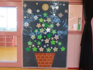 ホールのクリスマスツリー！