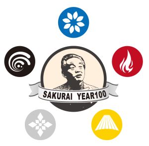 ロゴ：SAKURAI YEAR100
