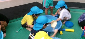 水、氷遊び