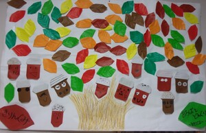 4歳児の製作です。