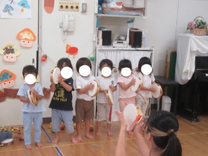 タンバリンで合奏