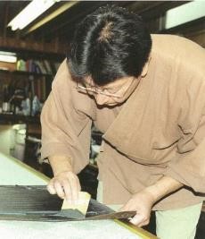 染小紋 保持者 小林 福司 氏