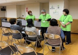 写真：フレイルチェック測定会風景1