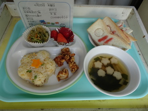 こどもの日の行事食です。