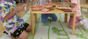 食べている様子