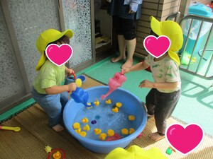 水遊び