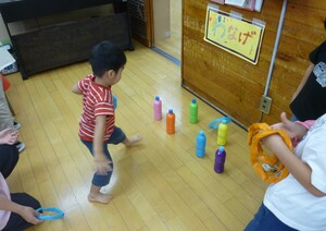 輪投げの様子