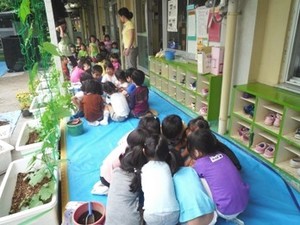 写真2:堆肥作りの様子