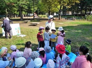 写真2:見つけたことを発表