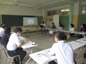 志村地区の校長会の様子