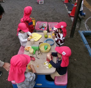 2歳　みかん屋さん