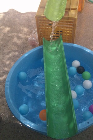 水遊び