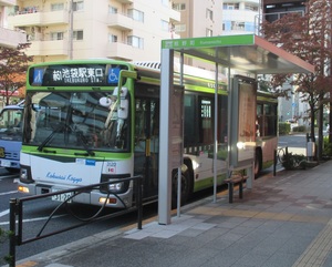 熊野町バス停写真