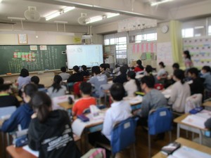 向原小 道徳の授業
