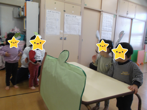劇ごっこの写真です。