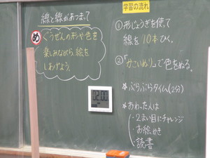 志村坂下小 学習のめあて