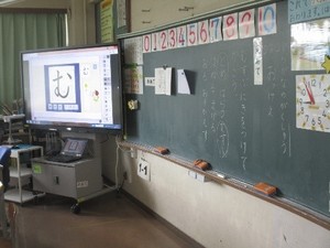 新河岸小 学校訪問