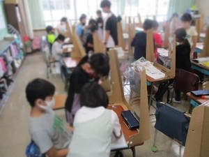 志一小 社会科の授業の様子