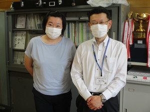 高二中 学校訪問