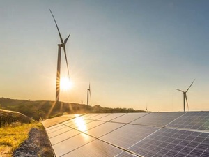 太陽光と風力発電