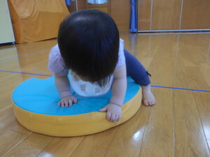 0歳児クラス ホールの活動の様子
