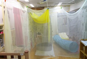 室内の迷路です。