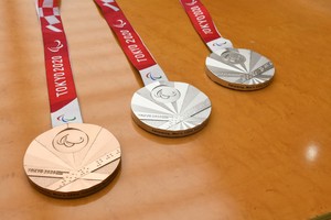 富田選手が獲得されたメダル