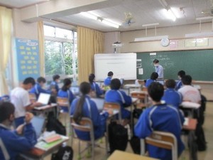上二中 理科の授業